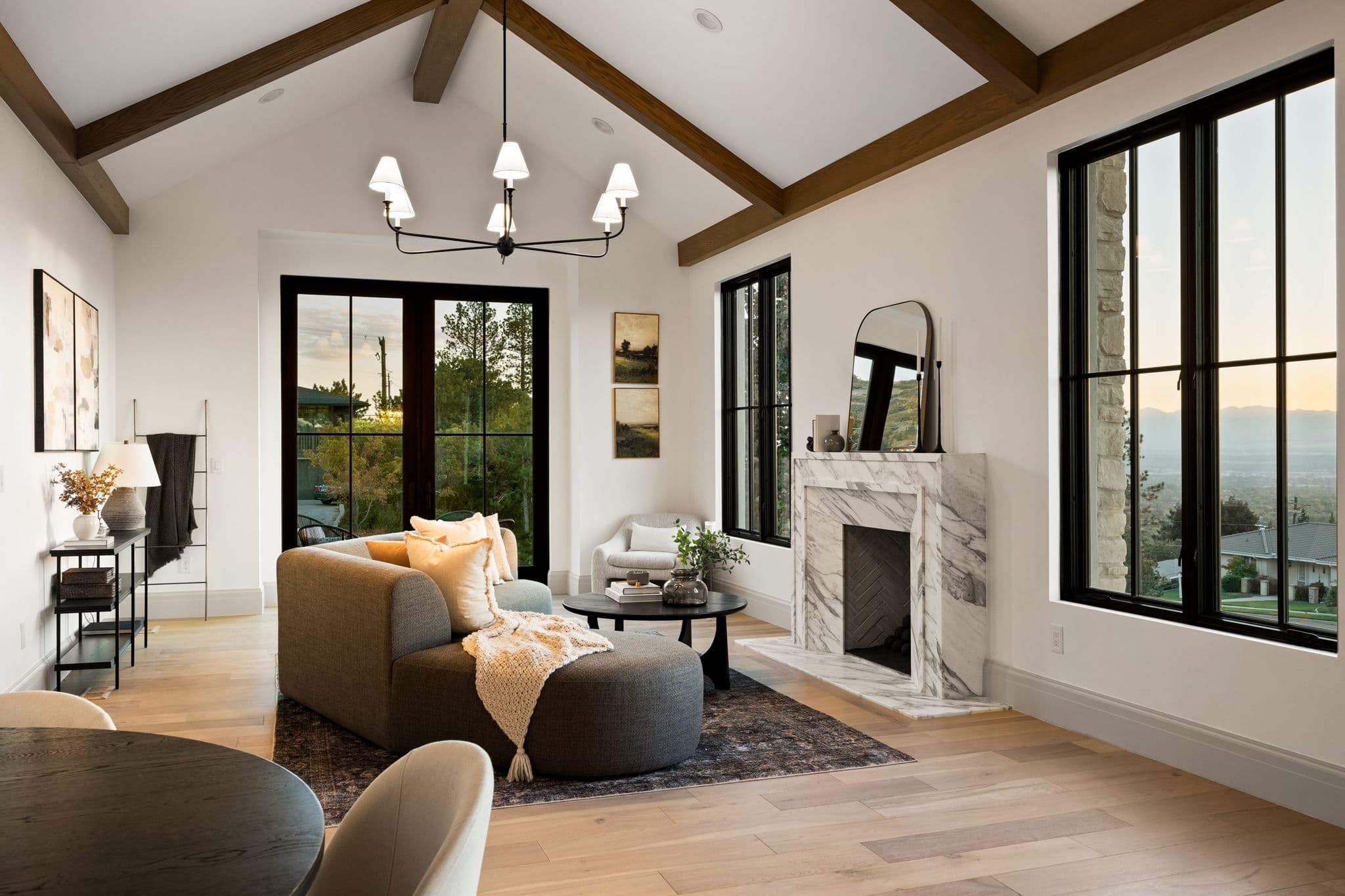 Vacant home staged by SWAY Staging + Design in Salt Lake City, Utah